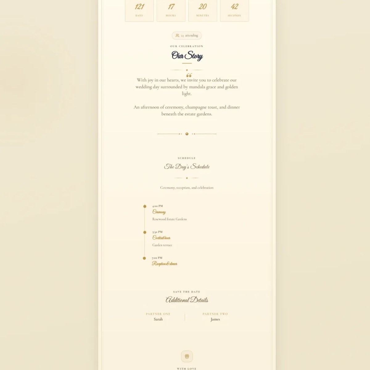 Classico Matrimonio Invitation Template